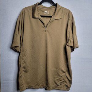 Alpine Design Dri Logic Large Shirt OD Green Zip Neck